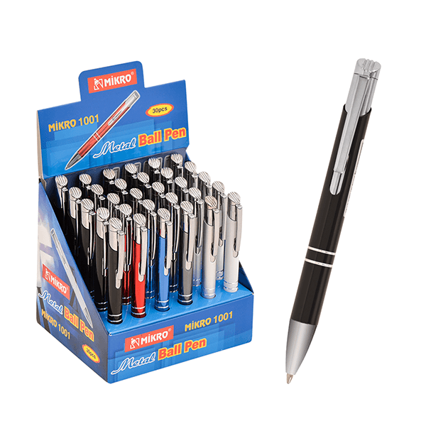 Mikro Tükenmez Kalem Metal  1001ST