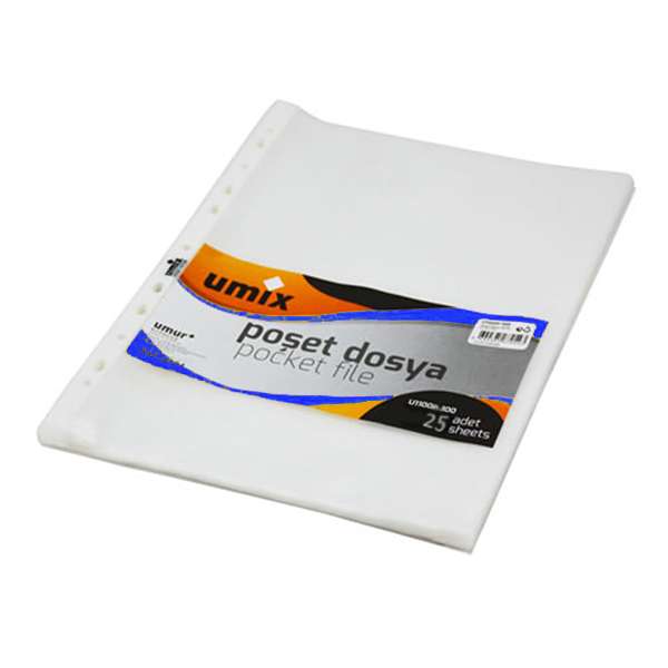 Umix Poşet Dosya 25'li Paket