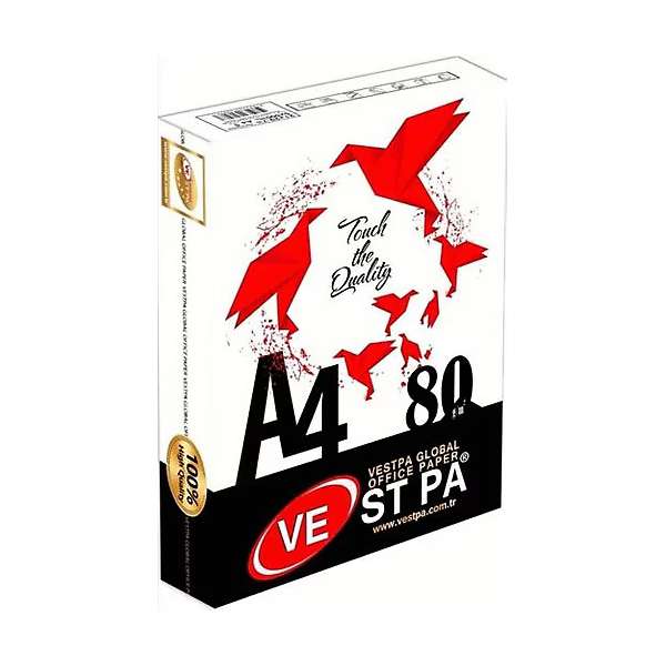 Vestpa Beyaz A4 Fotokopi Kağıdı 80 Gr
