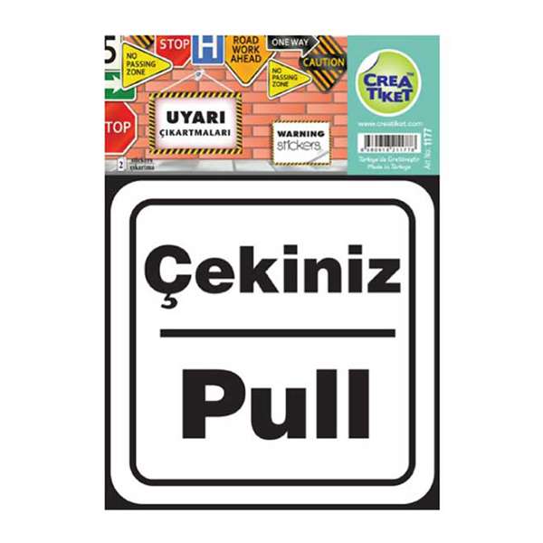 Crea Uyarı Etiketi Çekiniz / Pull