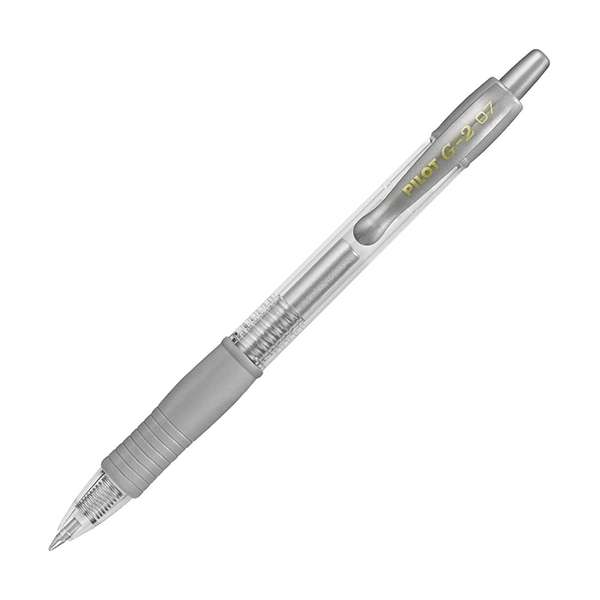 Pilot G2 Gümüş Roller Kalem 0.7