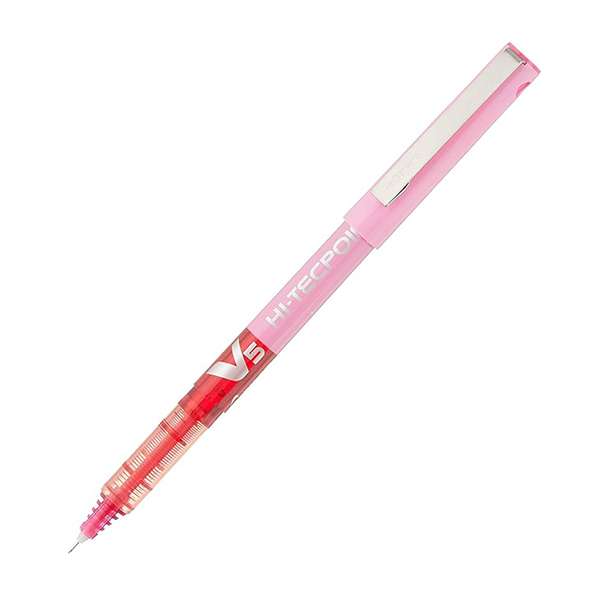 Pilot V5 Hi-Tecpoint Pembe