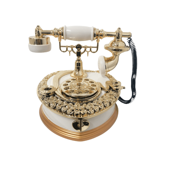 Giftzen Müzik Kutusu Antika Telefon
