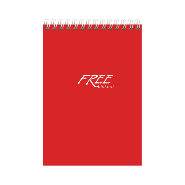 Keskin Bloknot Free Office A4 Spiralli 80 Yaprak Kareli