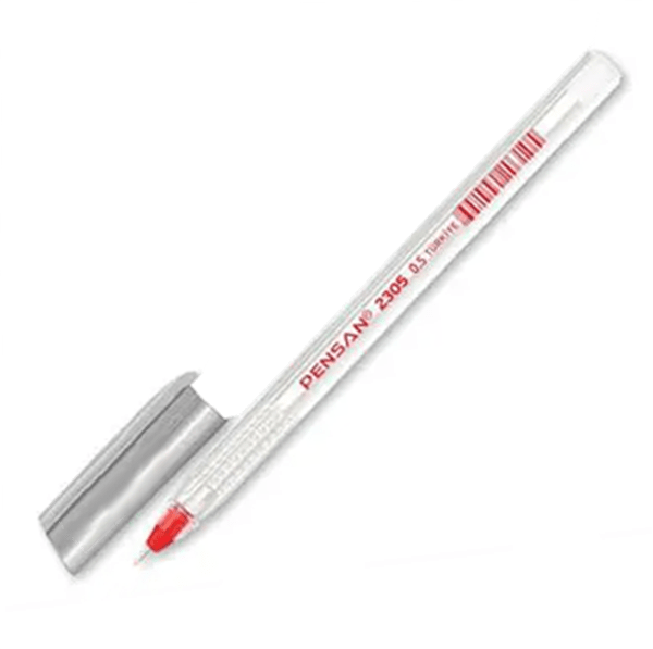 Pensan 2305 Üçgen Tükenmez Kalem 0.5 mm Kırmızı