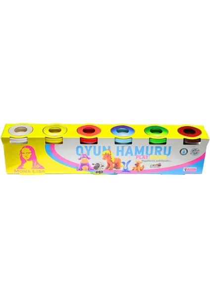 Südor Monalisa Oyun Hamuru 6X120Gr SD246