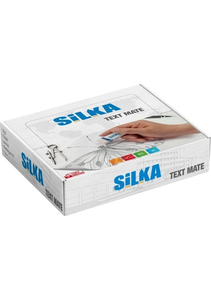 Silka Text Mate Beyaz 20'Li