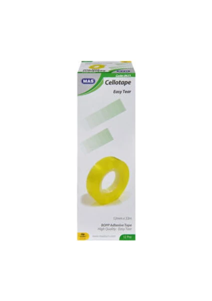 MAS 2623 Selobant Bant 12 mm x 33 Metre 12’li