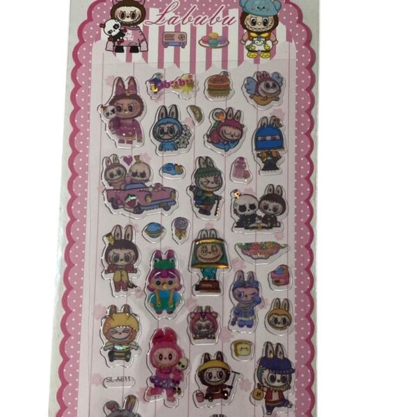 Labubu Sticker 2'Li