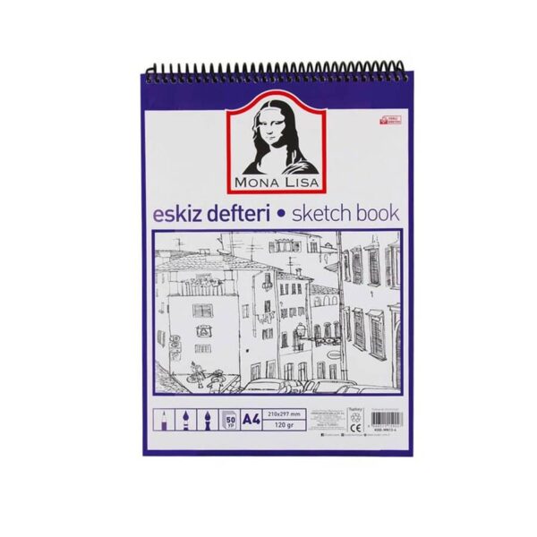 Südor Eskiz Defteri Mona Lisa Telli A4 Defter
