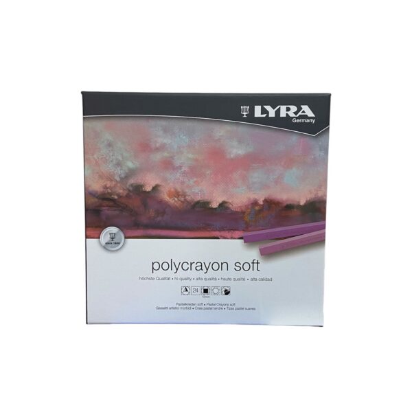 Lyra Polycrayon Soft 24'lü Toz Pastel Boya Ana Renkler