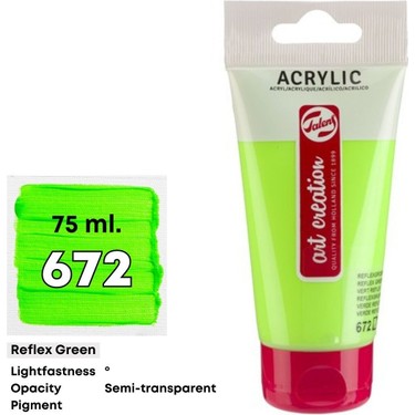 Talens Artcreation Akrilik Boya 75ML - N:672 Reflex Green